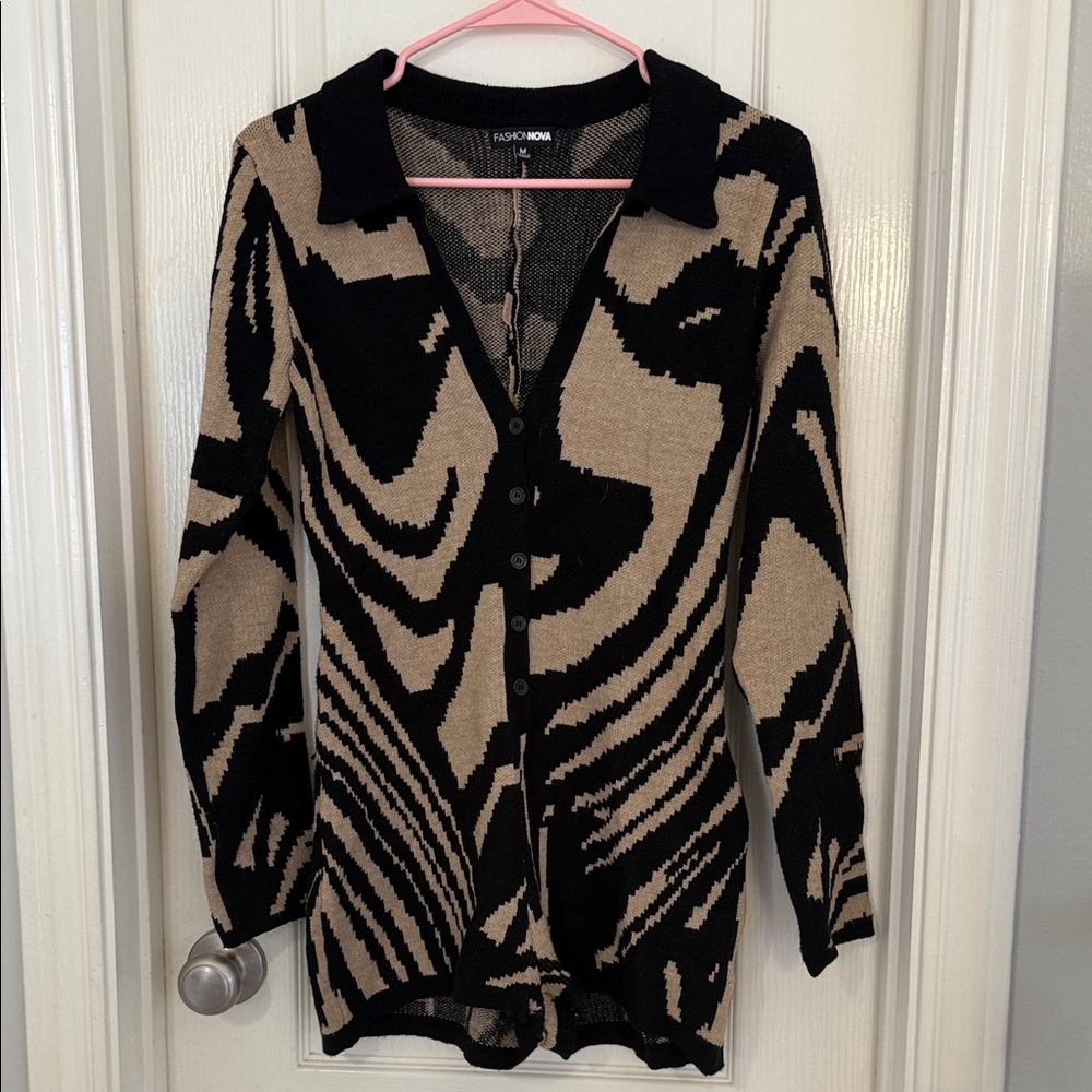 Fashion Nova Cozy Nights Sweater Romper - Mocha/combo